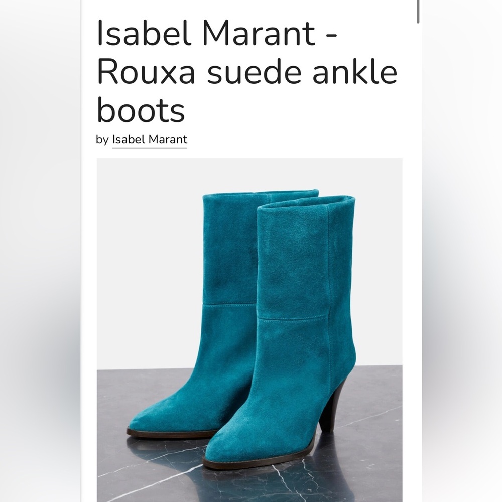 Isabel Marant - Rouxa suede ankle
boots women size US 6
$1,235 NEW